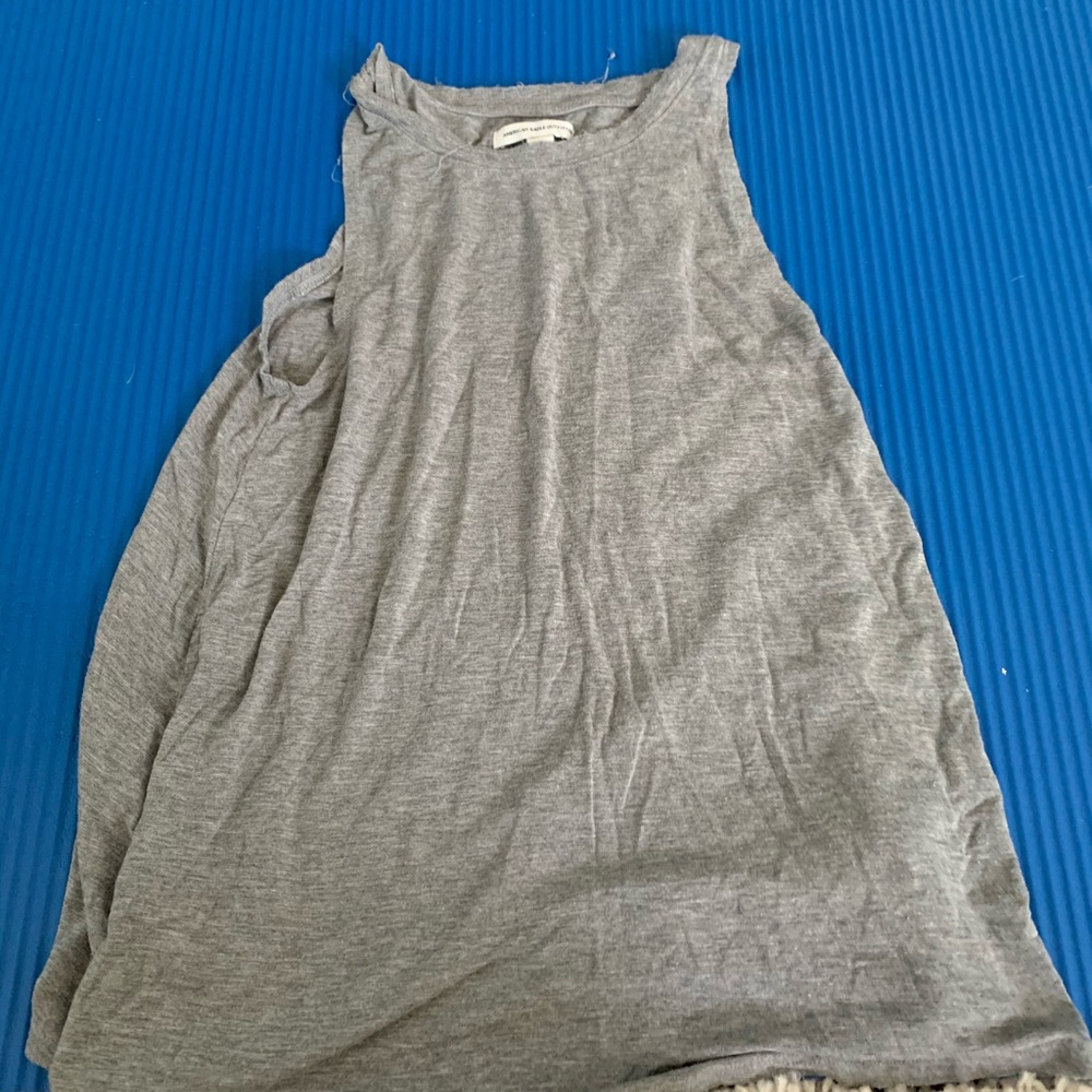 grey tank top from american eagle!
